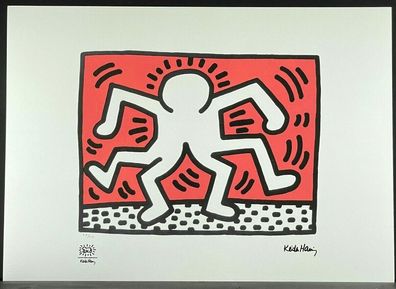 KEITH HARING * Untitled * signed lithograph * limited # 57/150 (Gr. 50 cm x 70 cm)