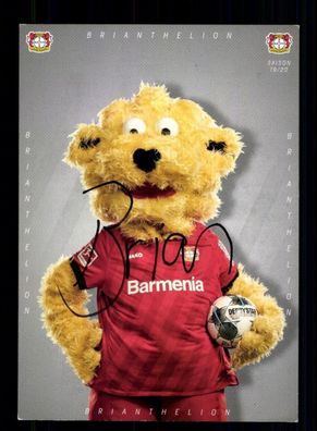 Brian The Lions Autogrammkarte Bayer Leverkusen 2019-20 Original Signiert