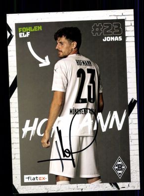 Jonas Hofmann Autogrammkarte Borussia Mönchengladbach 2020-21 Original Sign.