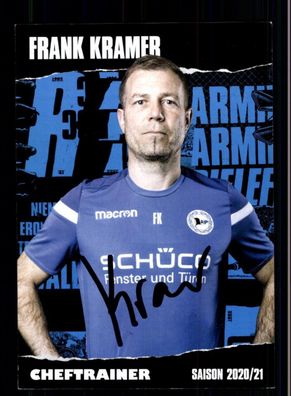 Frank Kramer Autogrammkarte Arminia Bielefeld 2020-21 Original Signiert