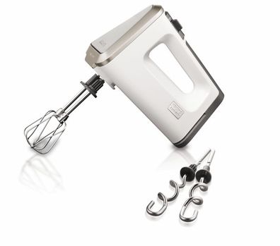 KRUPS Handmixer GN 9001 500 W weiß/ grau/ Edelstahl gebürstet 