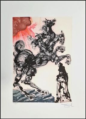 Salvador DALI * Divine Comedy * 70 x 50 cm * signed lithograph * limited # 210/500