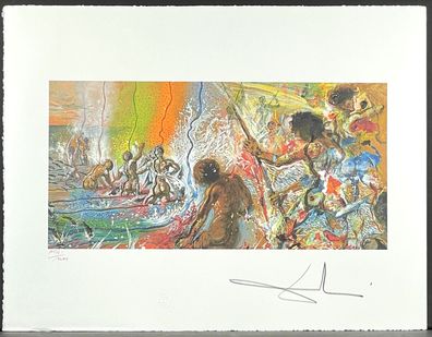 Salvador DALI * The Tuna fishing * 50 x 65 cm * signed lithograph * limited