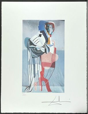 Salvador DALI * Homage to Erik Satie * 50 x 65 cm * signed lithograph * limited