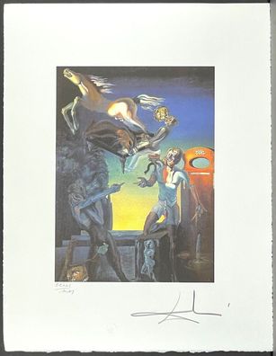 Salvador DALI * Wilhelm Tell * 50 x 65 cm * signed lithograph * limited