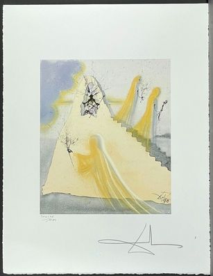 Salvador DALI * Minerva gives Ulysses * 50 x 65 cm * signed lithograph * limited