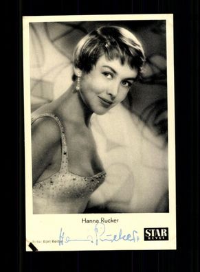 Hanna Rücker Star Revue Autogrammkarte Original Signiert # BC 202014