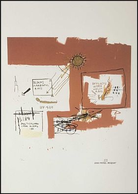 JEAN-MICHEL Basquiat * Untitled * 70x50 cm * Lithografie * limitiert # 56/100