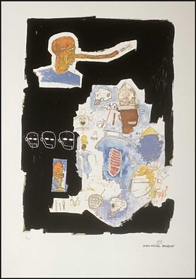 JEAN-MICHEL Basquiat * Untitled * 70x50 cm * Lithografie * limitiert # 90/100