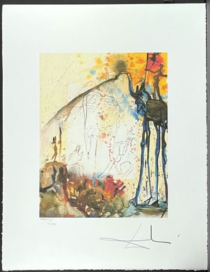 Salvador DALI * Moses and Monotheism * 50 x 65 cm * signed lithograph * limited
