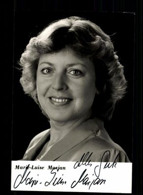 Marie Luise Marjan Autogrammkarte Original Signiert # BC 202079