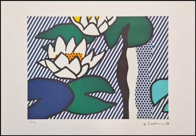 ROY Lichtenstein * Water Lilies * signed lithograph * limited # 61/150