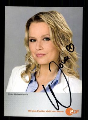 Nova Meierhenrich Herzflimmern Autogrammkarte Original Signiert # BC 202143