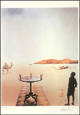 Salvador DALI * Sun Table * 50 x 35 cm * signed lithograph * limited # 161/350