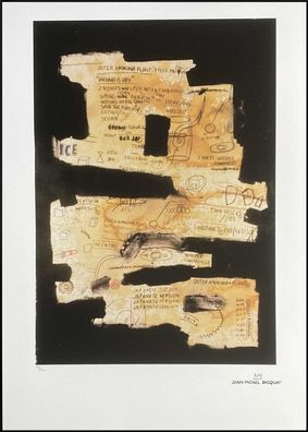 JEAN-MICHEL Basquiat * Untitled * 70x50 cm * Lithografie * limitiert # 73/100