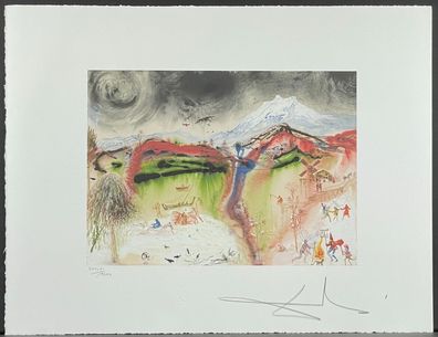 Salvador DALI * The four Seasons * 50 x 65 cm * signed lithograph * limited