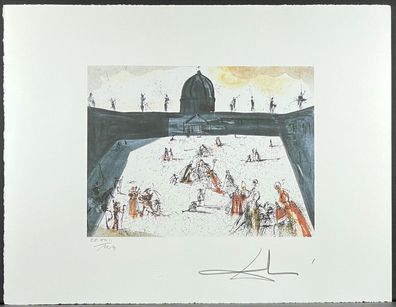 Salvador DALI * The Ecumenical Council * 50 x 65 cm * signed lithograph * limited