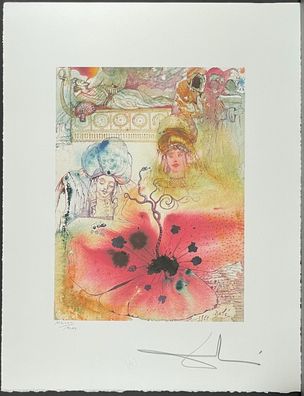 Salvador DALI * Ants and Opium * 50 x 65 cm * signed lithograph * limited