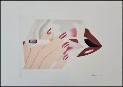 TOM Wesselmann * Smoker * 50 x 70 cm * lithograph * limited # 36/450