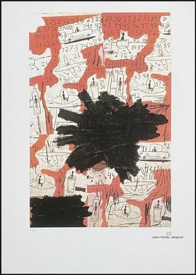 JEAN-MICHEL Basquiat * Untitled * 70x50 cm * Lithografie * limitiert # 36/100