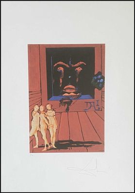 Salvador DALI * Tarot * 70 x 50 cm * signed lithograph * limited # 9/78