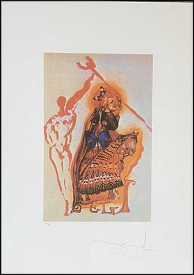 Salvador DALI * Tarot * 70 x 50 cm * signed lithograph * limited # 30/78