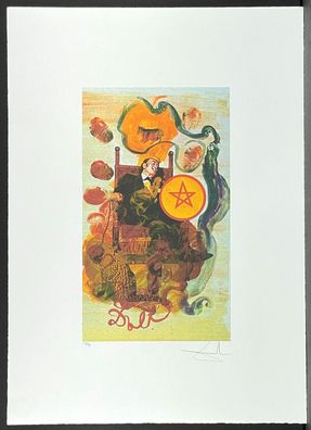 Salvador DALI * Tarot * 70 x 50 cm * signed lithograph * limited # 10/78