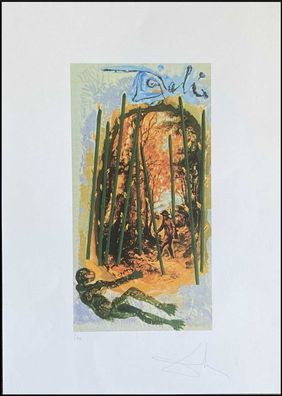 Salvador DALI * Tarot * 70 x 50 cm * signed lithograph * limited # 3/78
