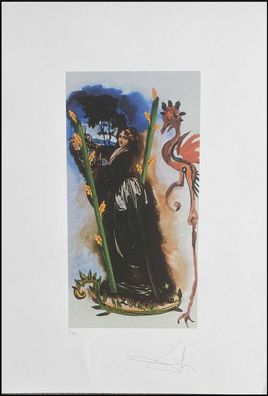 Salvador DALI * Tarot * 70 x 50 cm * signed lithograph * limited # 6/78