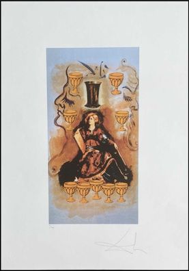 Salvador DALI * Tarot * 70 x 50 cm * signed lithograph * limited # 11/78
