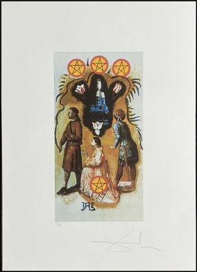 Salvador DALI * Tarot * 70 x 50 cm * signed lithograph * limited # 51/78