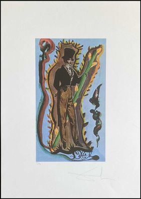 Salvador DALI * Tarot * 70 x 50 cm * signed lithograph * limited # 61/78