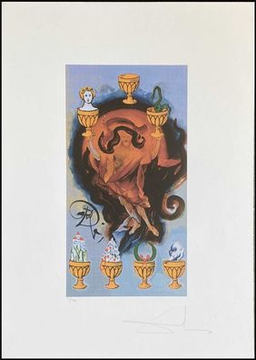 Salvador DALI * Tarot * 70 x 50 cm * signed lithograph * limited # 66/78