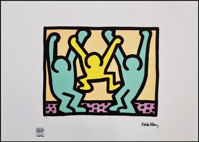 KEITH HARING * Pop Shop I * signed lithograph * limited # 50/150 (Gr. 50 cm x 70 cm)