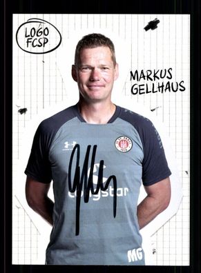 Markus Gellhaus Autogrammkarte FC ST. Pauli 2019-20 Original Signiert