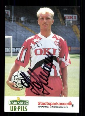 Guido Hoffmann Autogrammkarte 1 FC Kaiserslautern 1992-93 Original Signiert