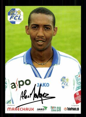 Alex Monteiro FC Luzern Autogrammkarte Original Signiert