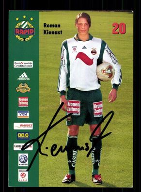 Roman Kienast Autogrammkarte Rapid Wien 2002-03 Original Signiert