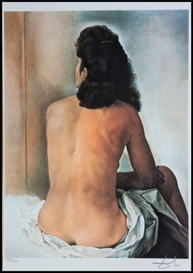 Salvador DALI * Gala Nude in...* 50 x 35 cm * signed lithograph * limited # 82/350