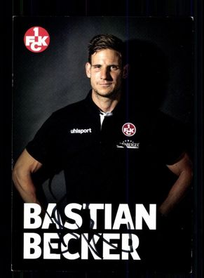 Bastian Becker Autogrammkarte 1 FC Kaiserslautern 2018-19 Original Signiert