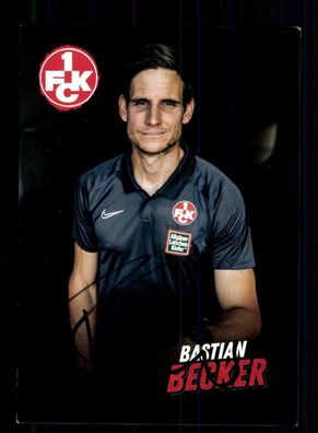 Bastian Becker Autogrammkarte 1 FC Kaiserslautern 2020-21 Original Signiert