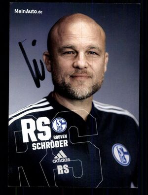 Rouven Schröder Autogrammkarte FC Schalke 04 2022-23 Original Signiert