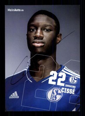 Ibrahima Cisse Autogrammkarte FC Schalke 04 2022-23 Original Signiert
