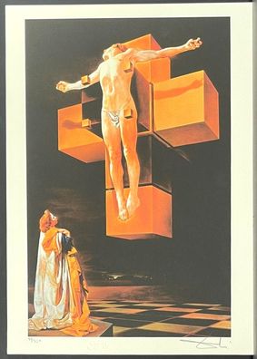 Salvador DALI * Crucifixion * 50 x 35 cm * signed lithograph * limited # 79/350