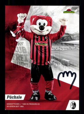 Füchsle Autogrammkarte FC Freiburg 2019-20 Original Signiert