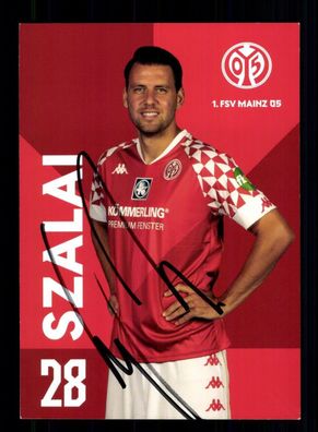 Adam Szalai Autogrammkarte FSV Mainz 05 2020-21 Original Signiert