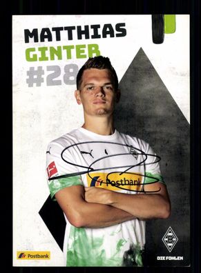 Matthias Ginter Autogrammkarte Borussia Mönchengladbach 2019-20 Original Sign.