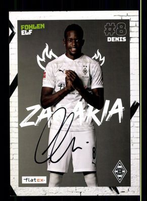 Denis Zakaria Autogrammkarte Borussia Mönchengladbach 2020-21 Original Sign.