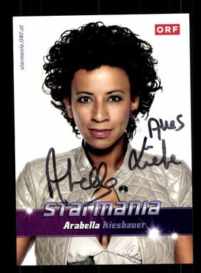 Arabella Kiesbauer Starmania Autogrammkarte Original Signiert # BC 200149