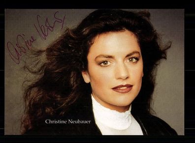 Christine Neubauer Autogrammkarte Original Signiert # BC 200264